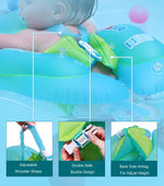 Baby Swimming Ring Kids Swimming Pool Accessories Circle Bathing Inflatable Double Raft Rings