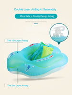 Baby Swimming Ring Kids Swimming Pool Accessories Circle Bathing Inflatable Double Raft Rings