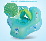 Baby Swimming Ring Kids Swimming Pool Accessories Circle Bathing Inflatable Double Raft Rings