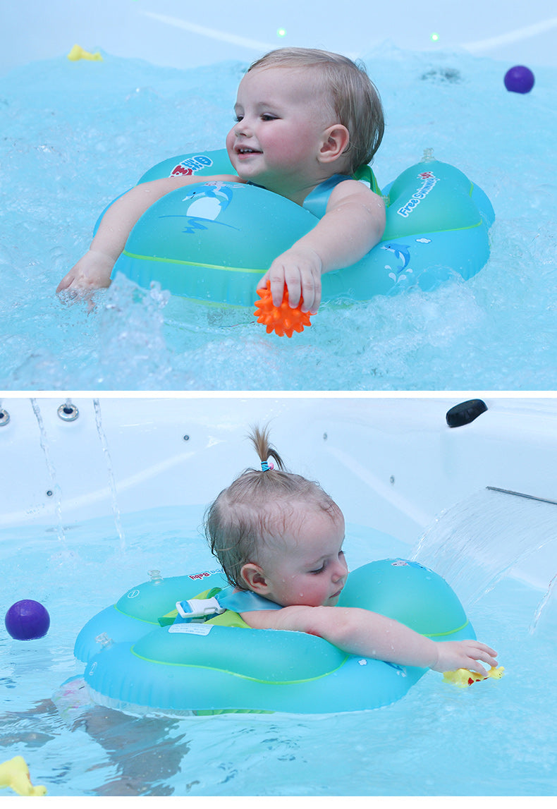 Baby Swimming Ring Kids Swimming Pool Accessories Circle Bathing Inflatable Double Raft Rings