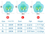 Baby Swimming Ring Kids Swimming Pool Accessories Circle Bathing Inflatable Double Raft Rings